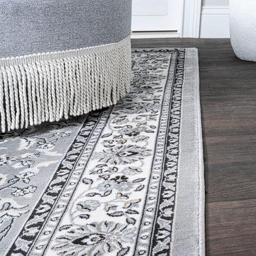 Palmette Modern Persian Floral Area Rug